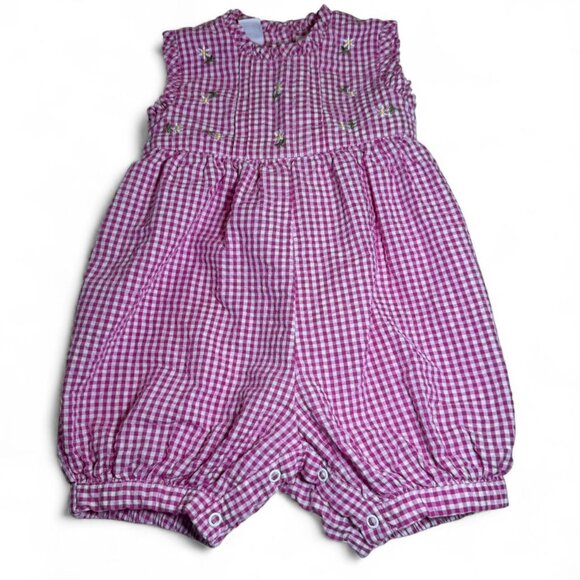 VTG/Y2K Baby Ur It Pink and White Romper - Picture 1 of 4